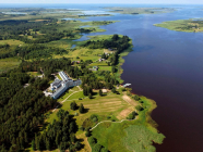 Эстония  <span> Лиго на бегегу Чудского озера в санатории Вярска</span>
