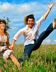 На праздник